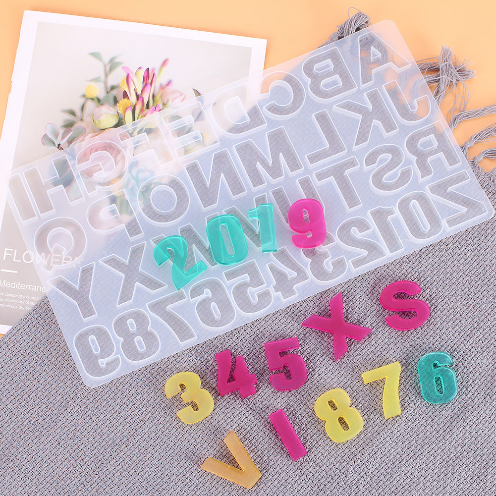 Moule en silicone alphabets "DropShib"
