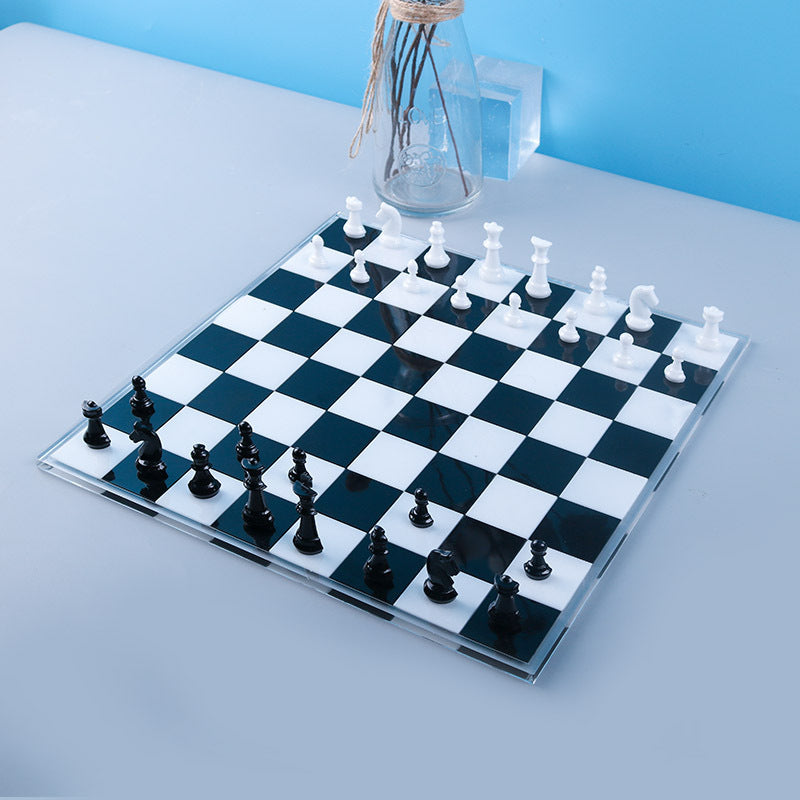 Moule en silicone Échiquiers et/ou jeu de dame "DropShib"