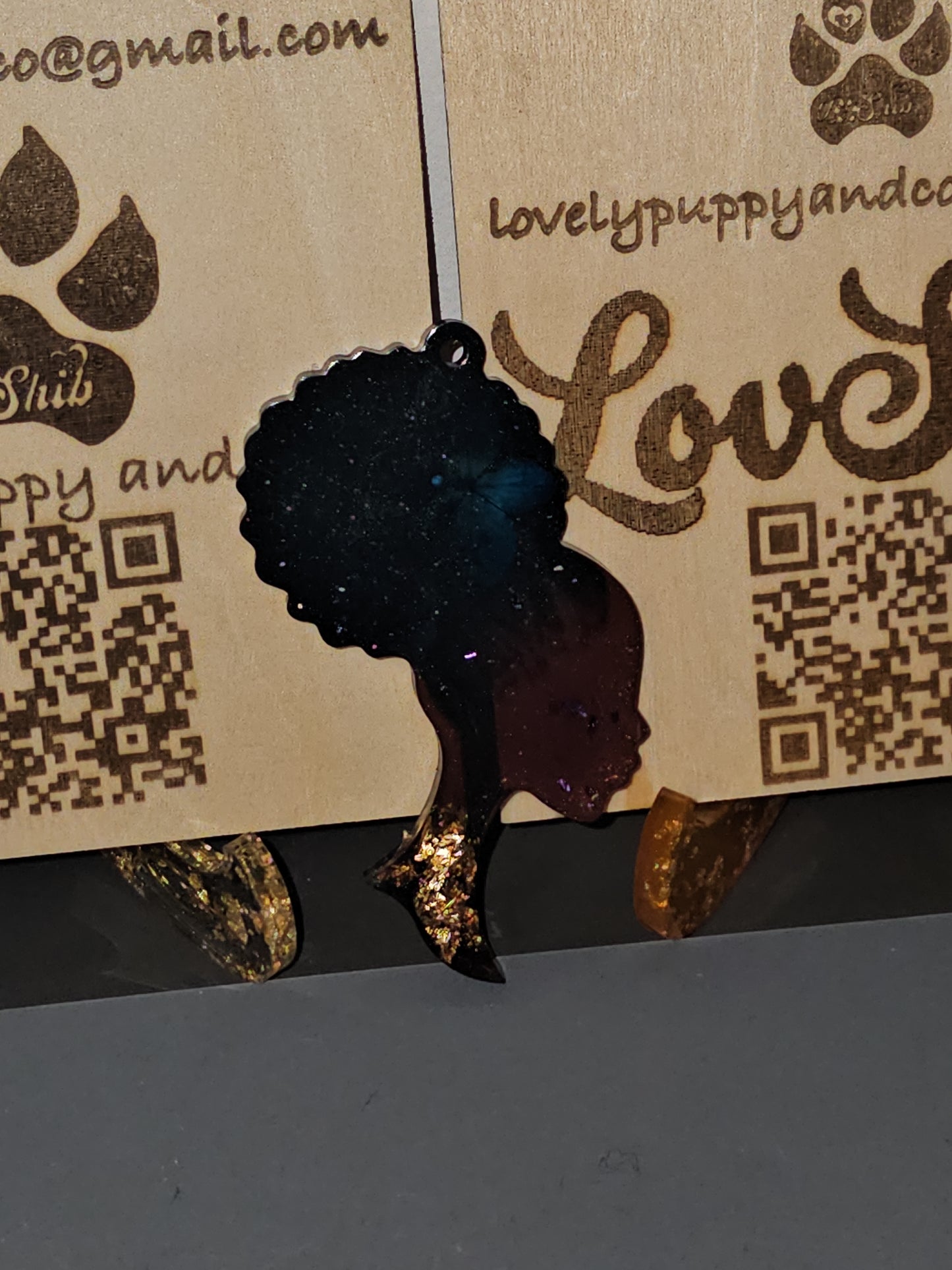 Gamme Antilles-Guyane Africaniz Black Afro en résine (1 pcs)
