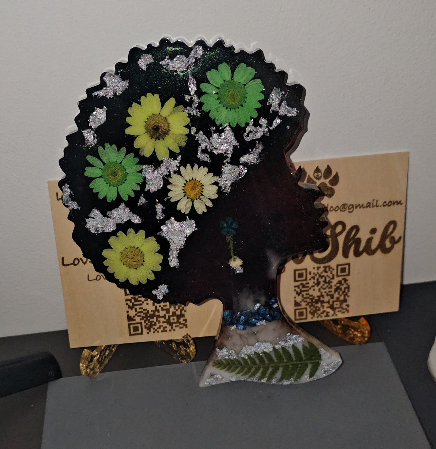 Gamme Antilles-Guyane Africaniz Black Afro en résine (1 pcs)