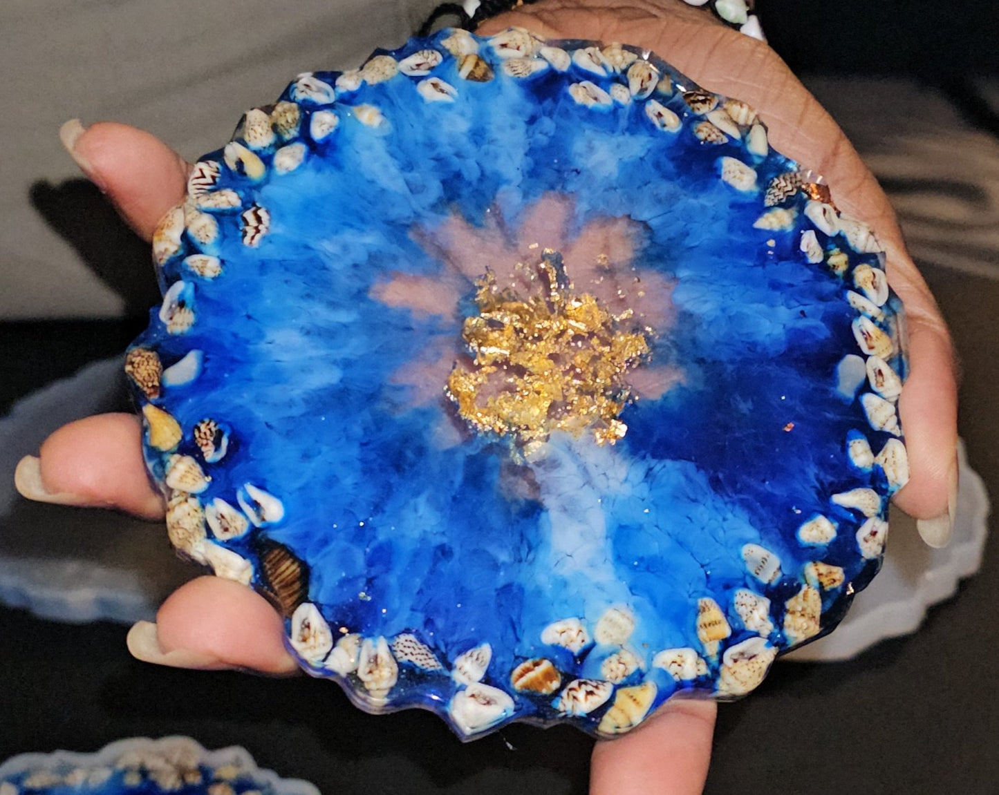 Dessous de verre en résine (par lot)