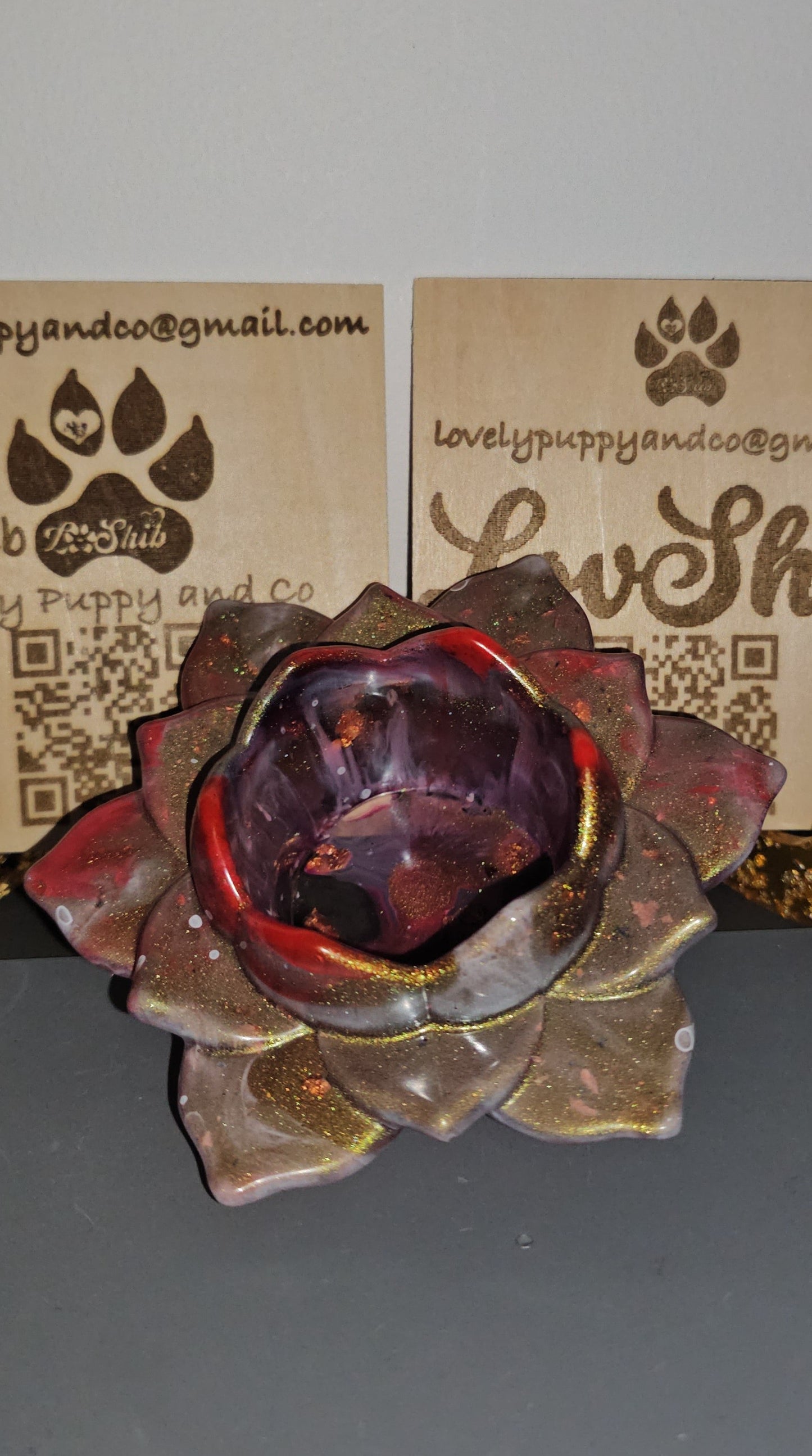 Bougeoirs en résine (1 pcs)