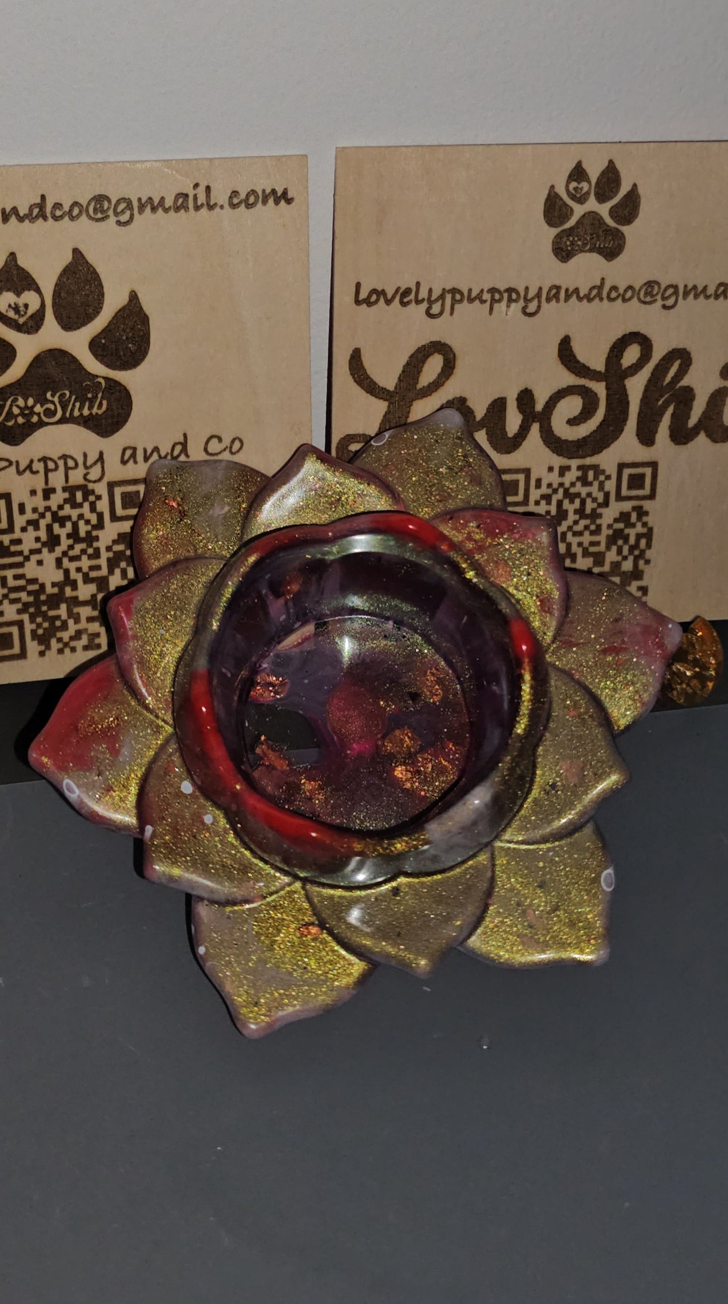 Bougeoirs en résine (1 pcs)