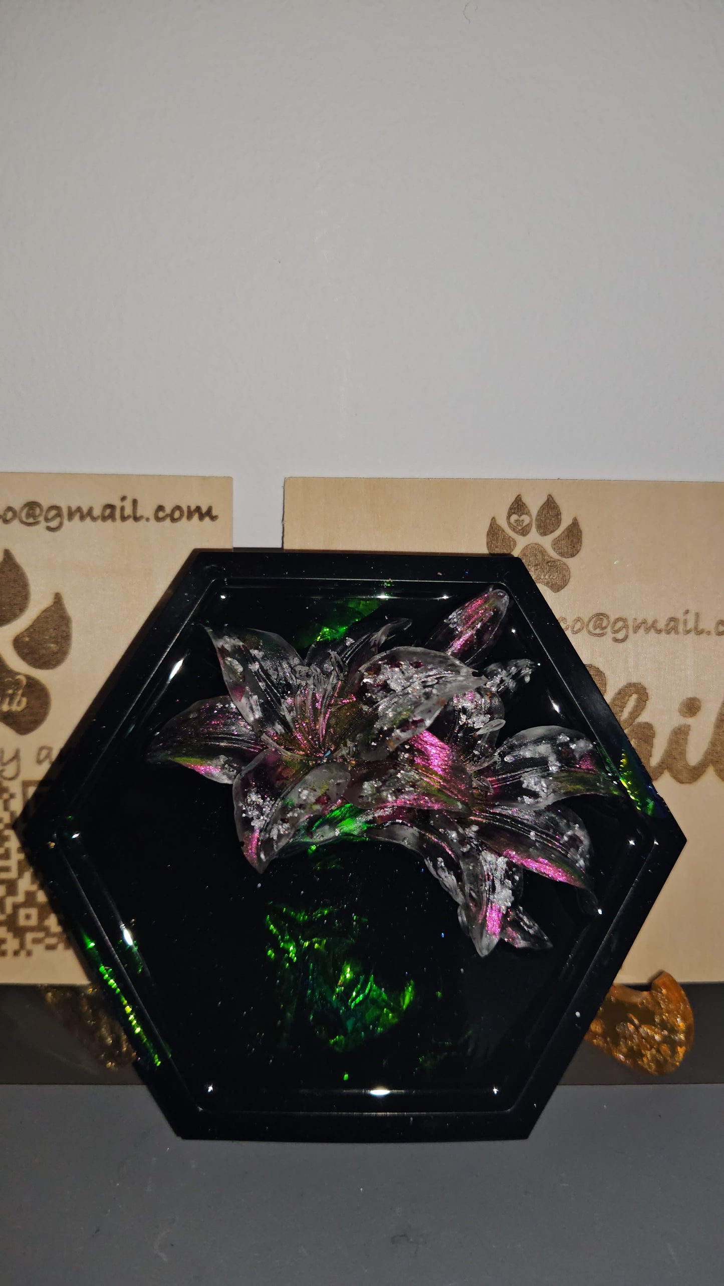 Vides poches en résine (1 pcs)