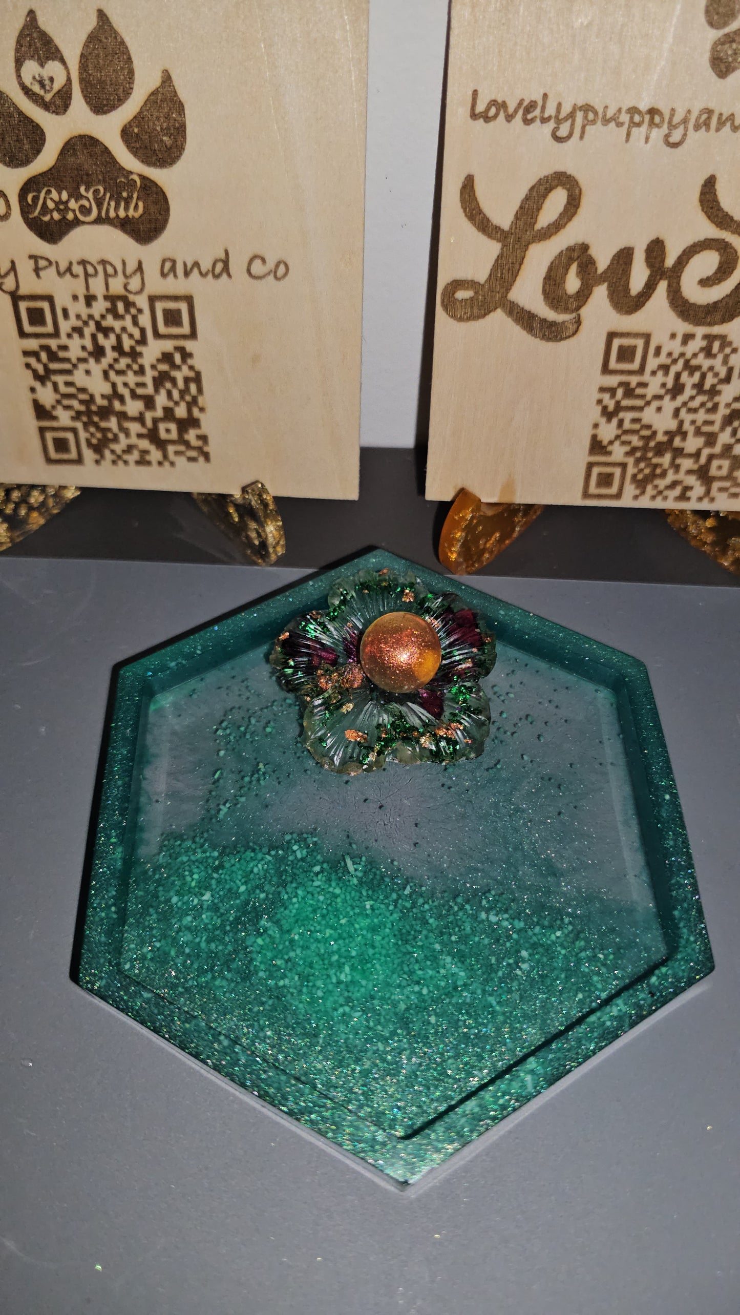 Vides poches en résine (1 pcs)