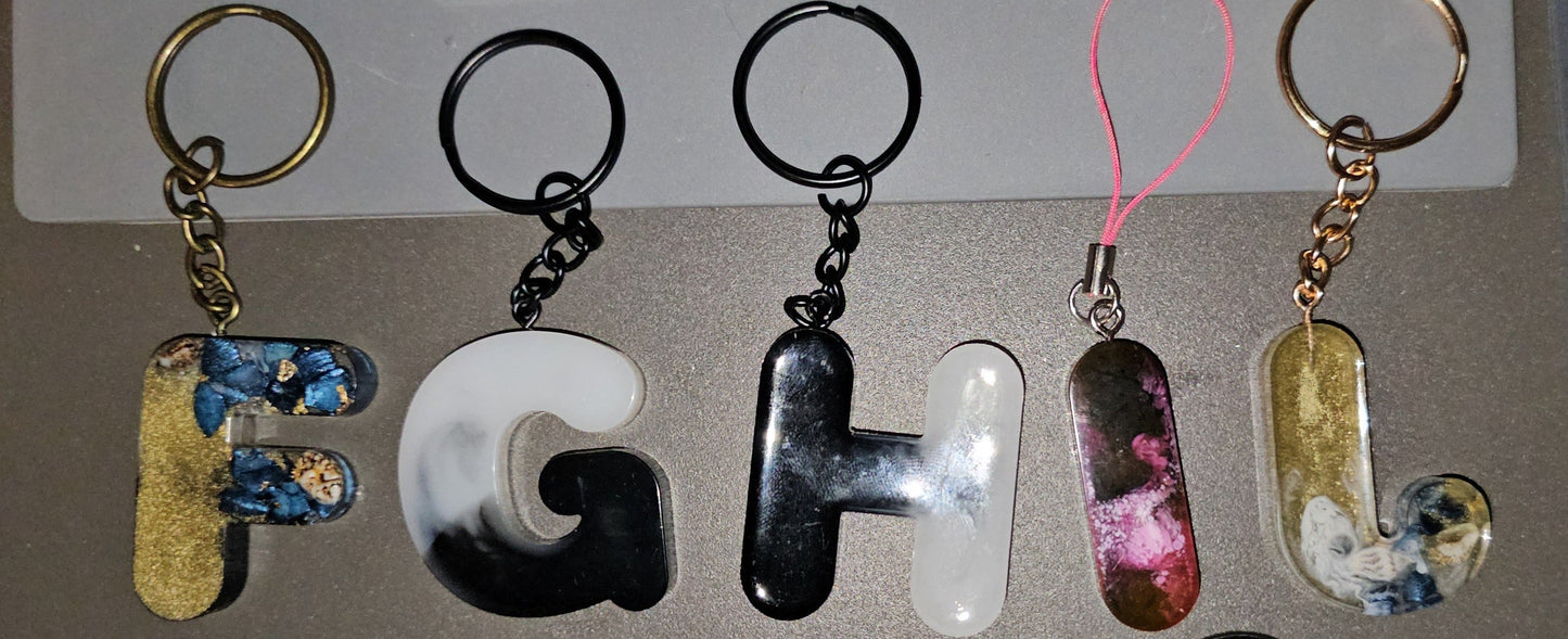 Gamme Alphabets et Chiffres en résine (1 pcs)