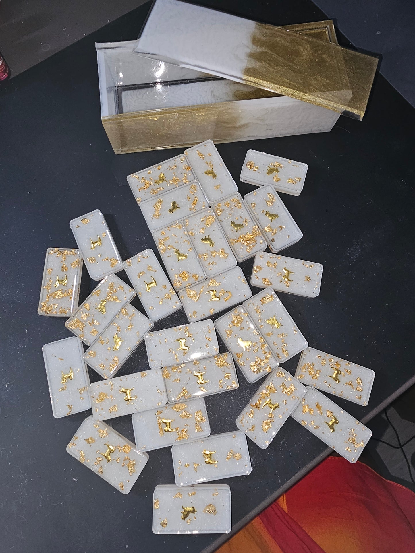 Dominos en résine (28 pcs)