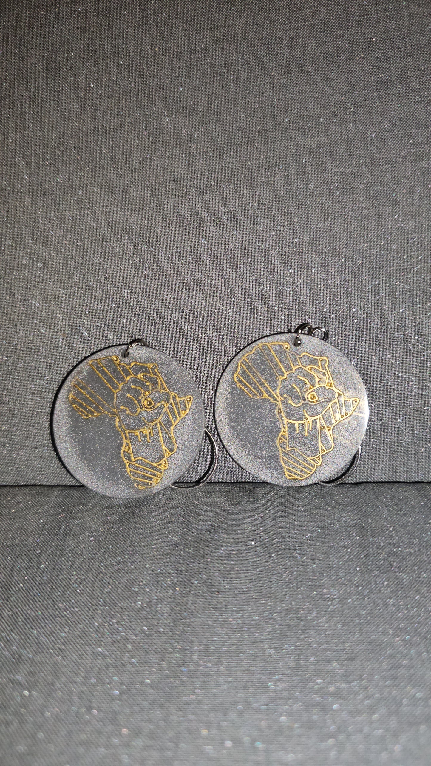 Gamme Antilles-Guyane Africaniz Black Afro en résine (1 pcs)