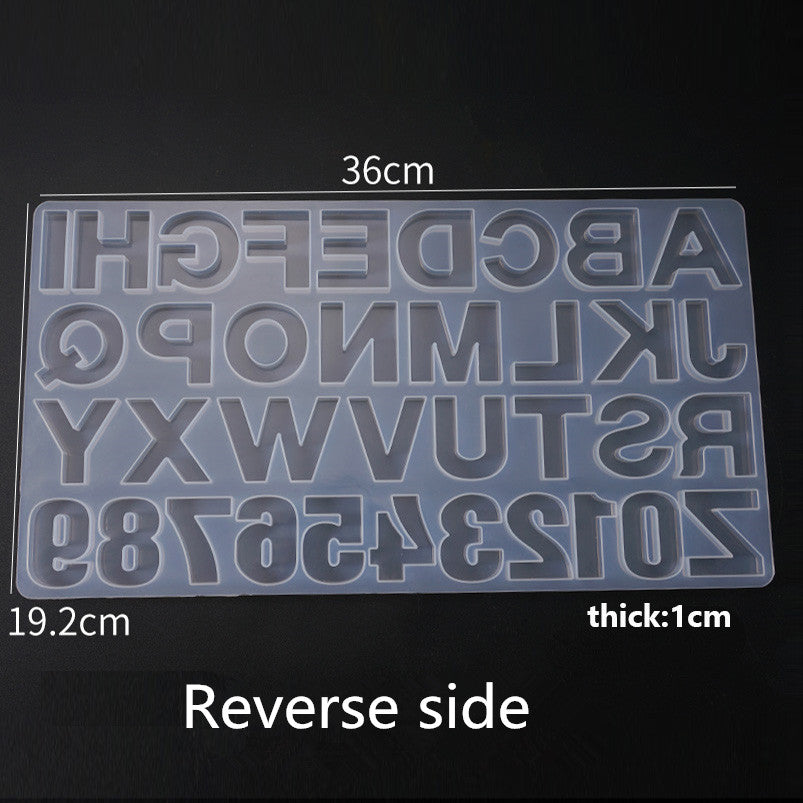 Moule en silicone alphabets "DropShib"