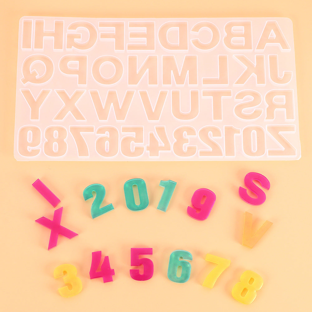 Moule en silicone alphabets "DropShib"