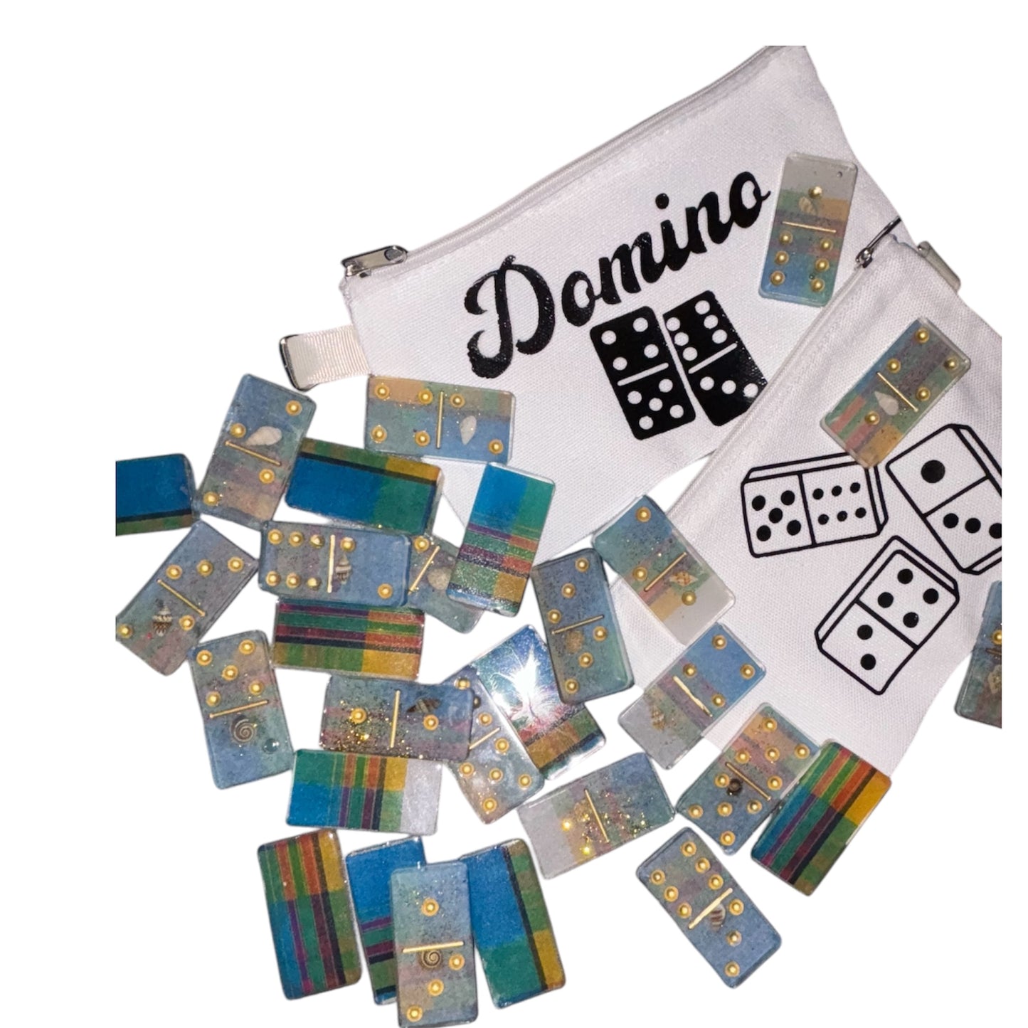 Dominos en résine (28 pcs)