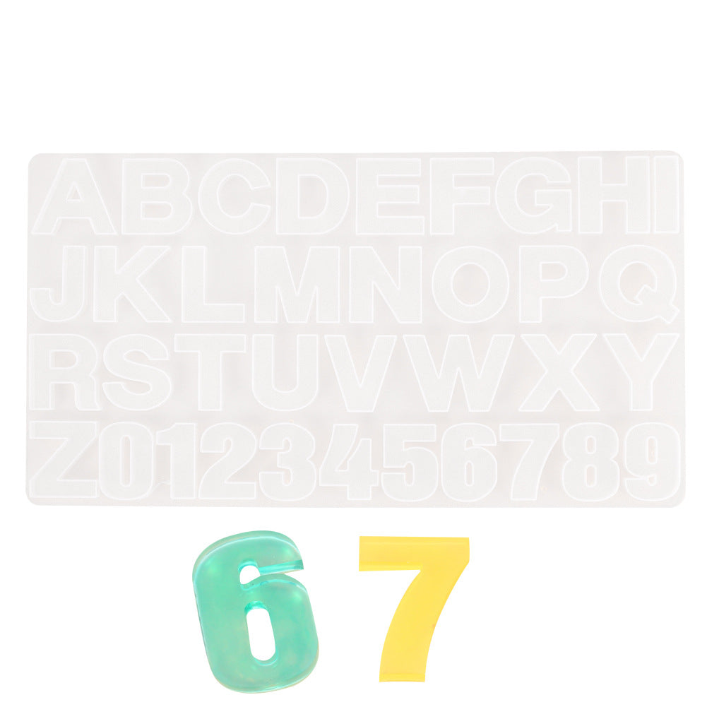 Moule en silicone alphabets "DropShib"