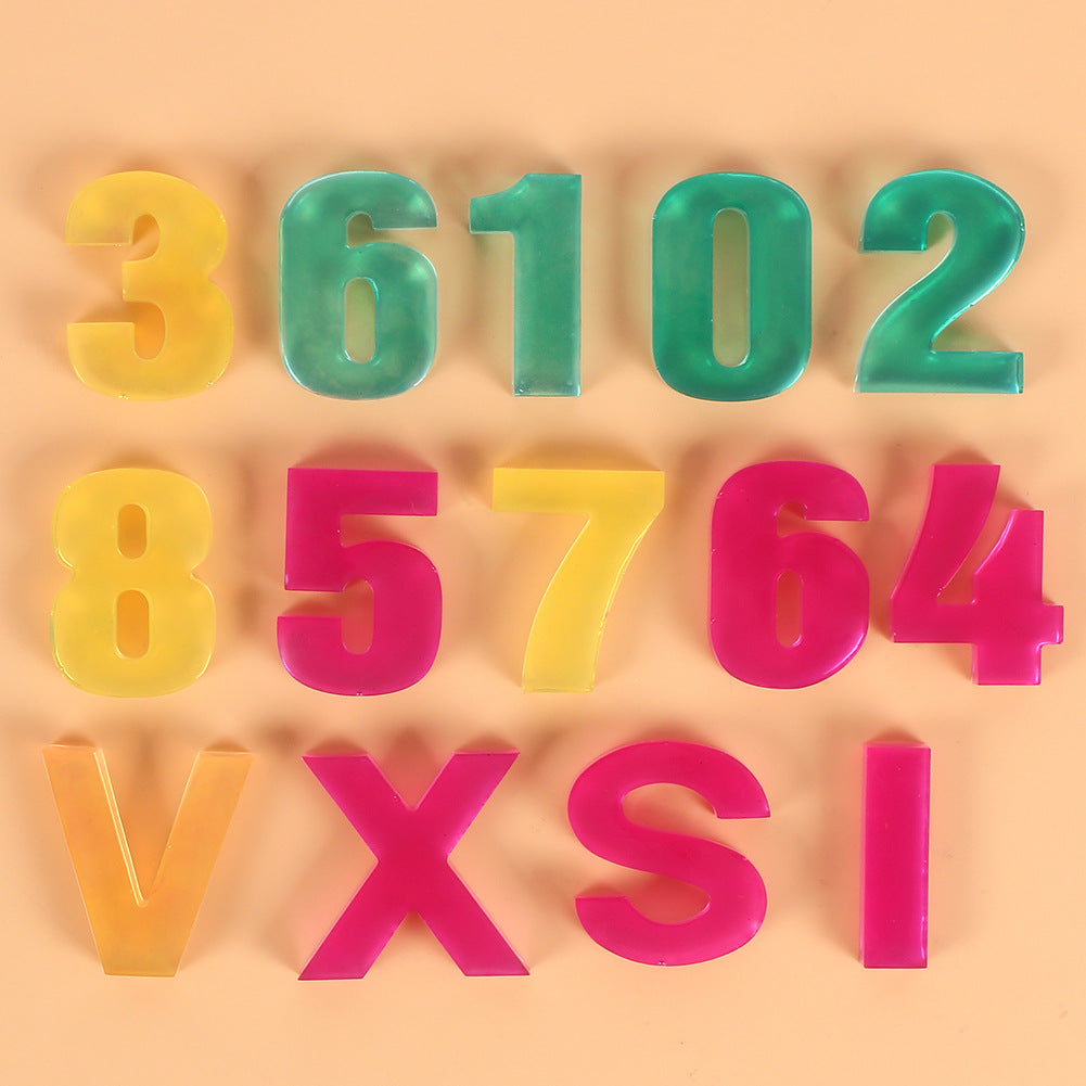 Moule en silicone alphabets "DropShib"