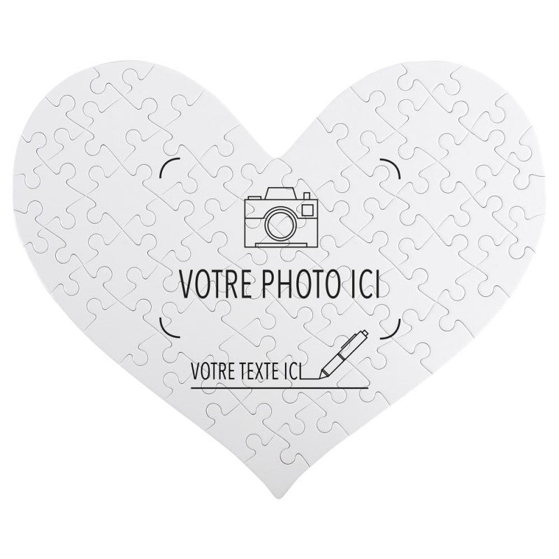 Puzzles en sublimation personnalisable