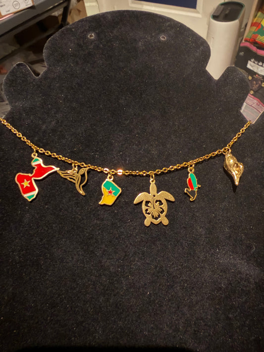 💎 Collier des îles - Afro Caribeen • inoxydable