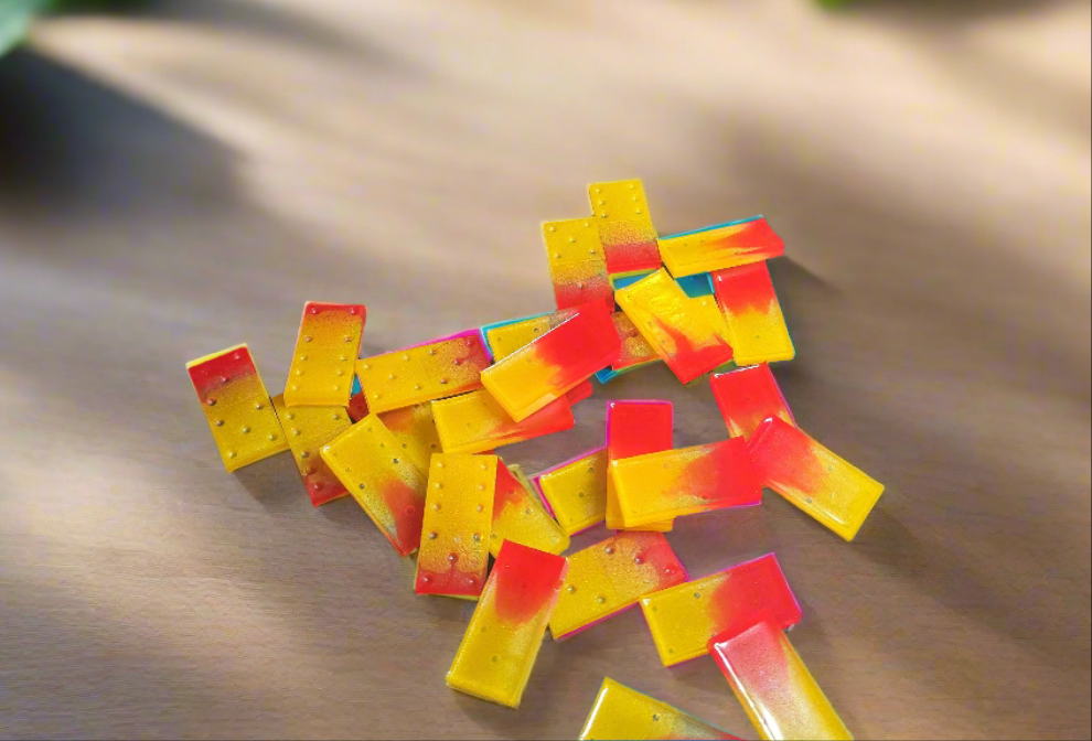 Dominos en résine (28 pcs)
