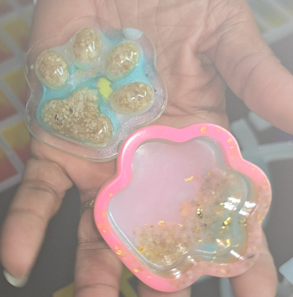 Boîte à bijoux en résine (1 pcs)