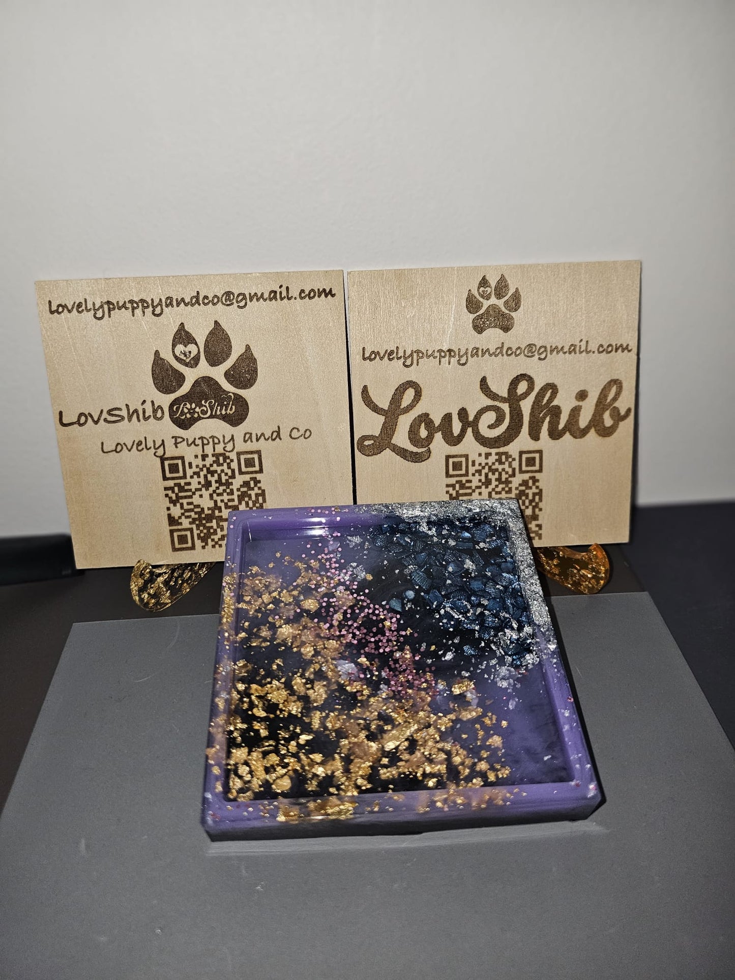 Vides poches en résine (1 pcs)