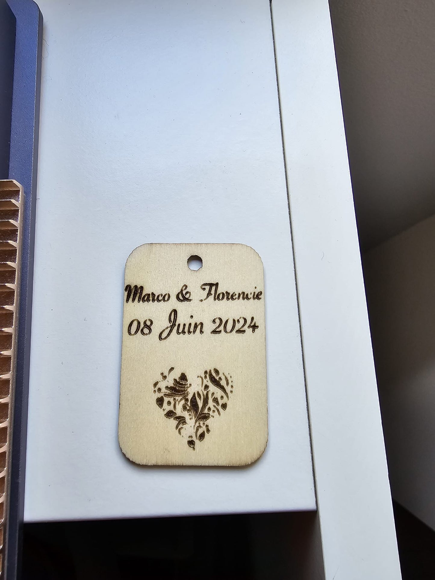 Portes Clés personnalisable à graver (1 pcs)
