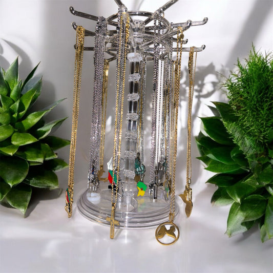 Chaînes colliers avec pendentif acier inoxy Outre-Mer, Afrique, Haïti (1 pcs)