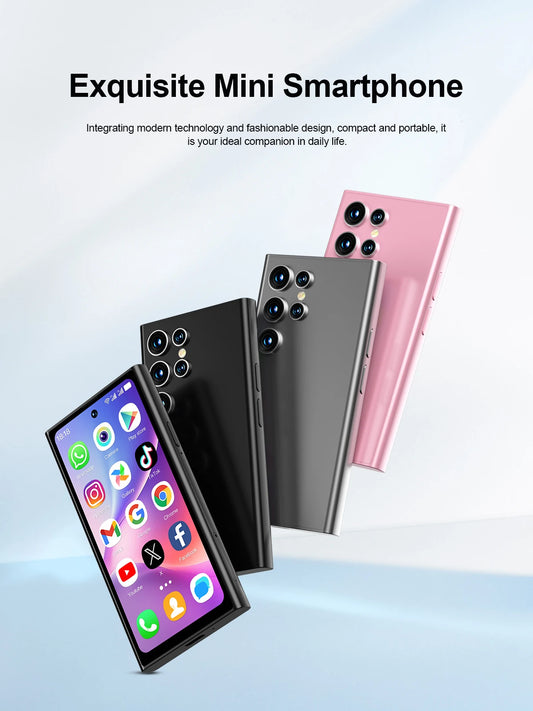 📱Mini Smartphone 4G LTE Android 12 • Double SIM • GPS •