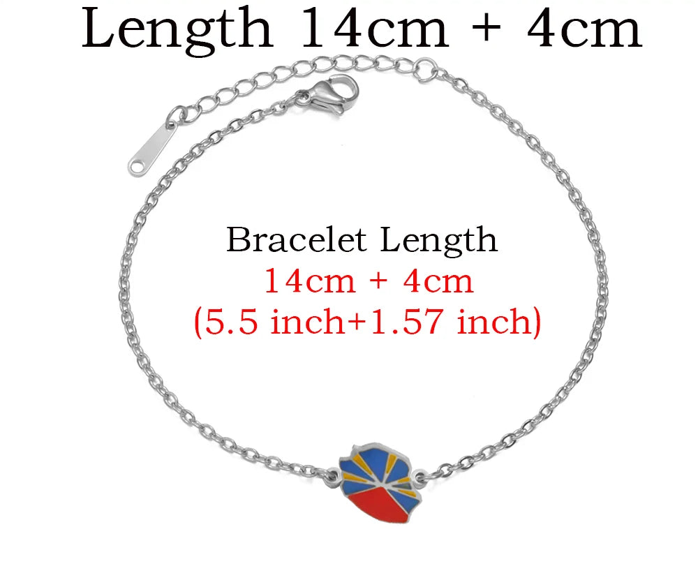 ⛓️✨ Bracelets Ajustables en Acier Inoxydable – Cartes Guadeloupe, Martinique 🇲🇶, Guyane 🇬🇫 & Réunion 🇷🇪