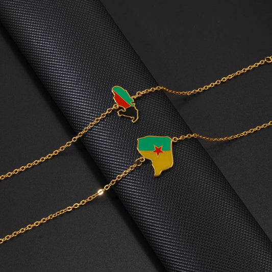 âïžâš Bracelets Ajustables en Acier Inoxydable â Cartes Guadeloupe, Martinique đČđ¶, Guyane đŹđ« & RĂ©union đ·đȘ