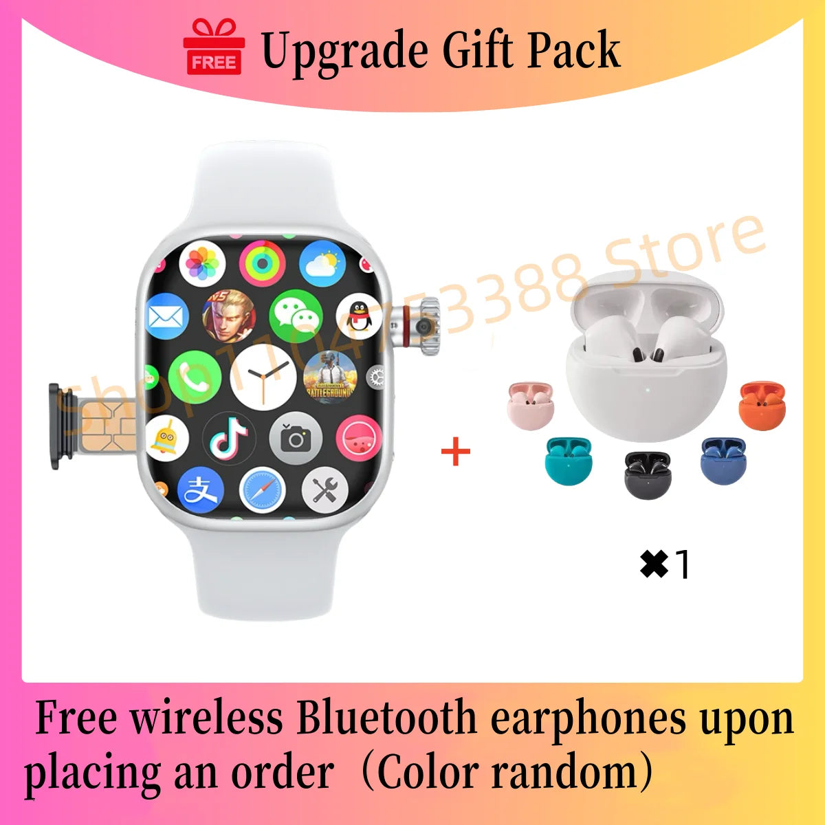 âđ§ Montre SmartWatch CD99 X 5G â CamĂ©ra Rotative 180° â GPS â SIM â WiFi + Ă©couteur