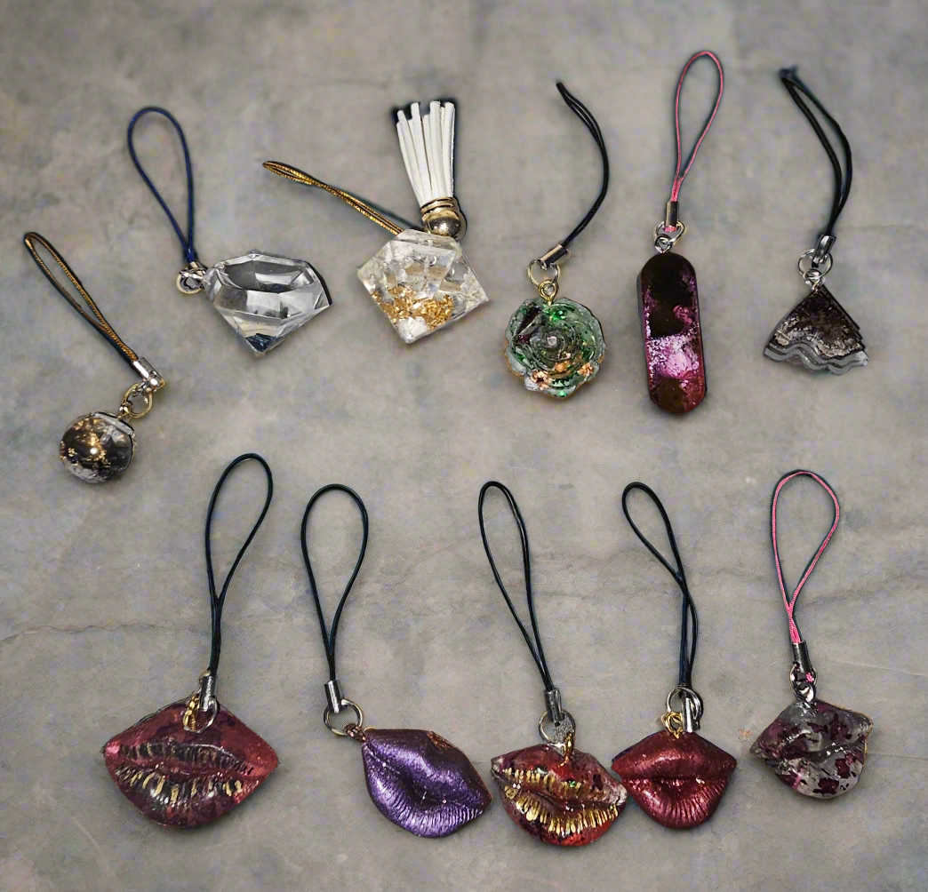 Bijoux de téléphone portable en résine (1 pcs)