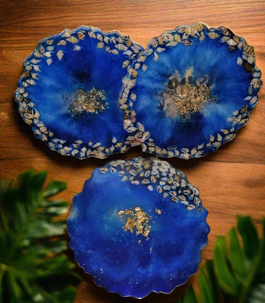 Dessous de verre en résine (par lot)