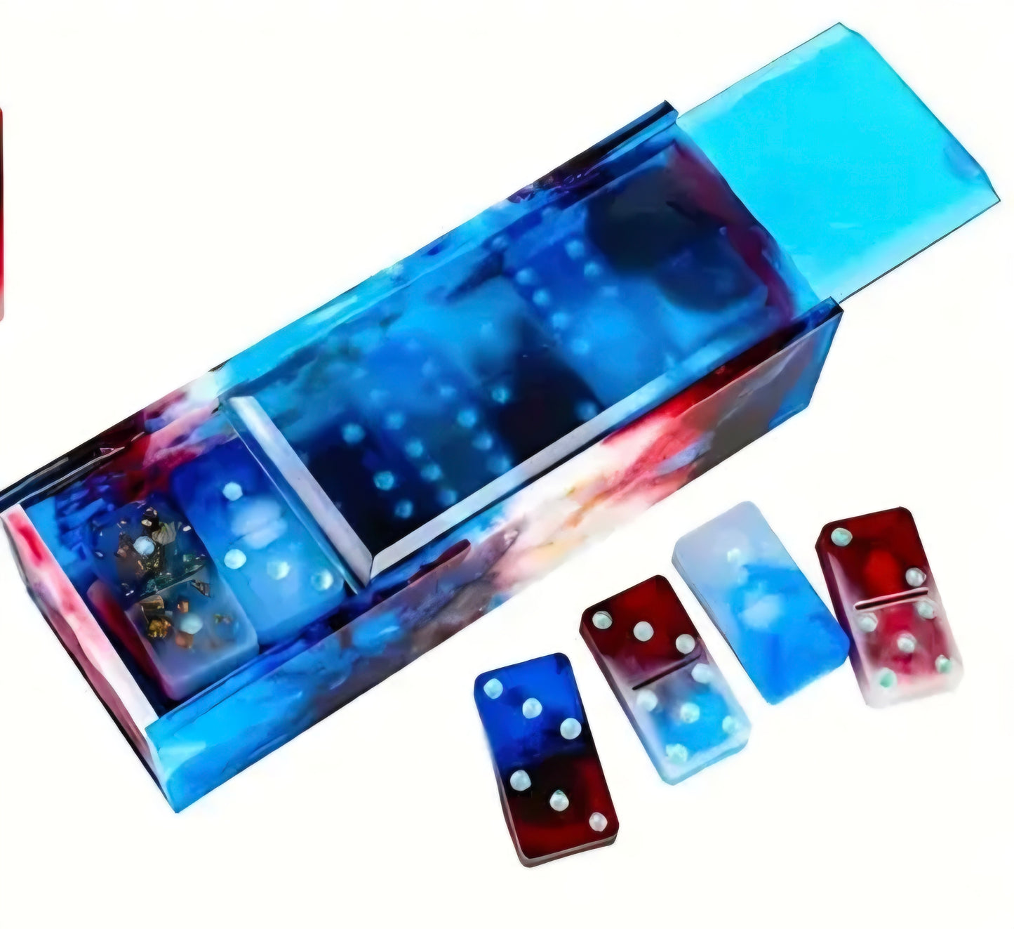 Dominos en résine (28 pcs)