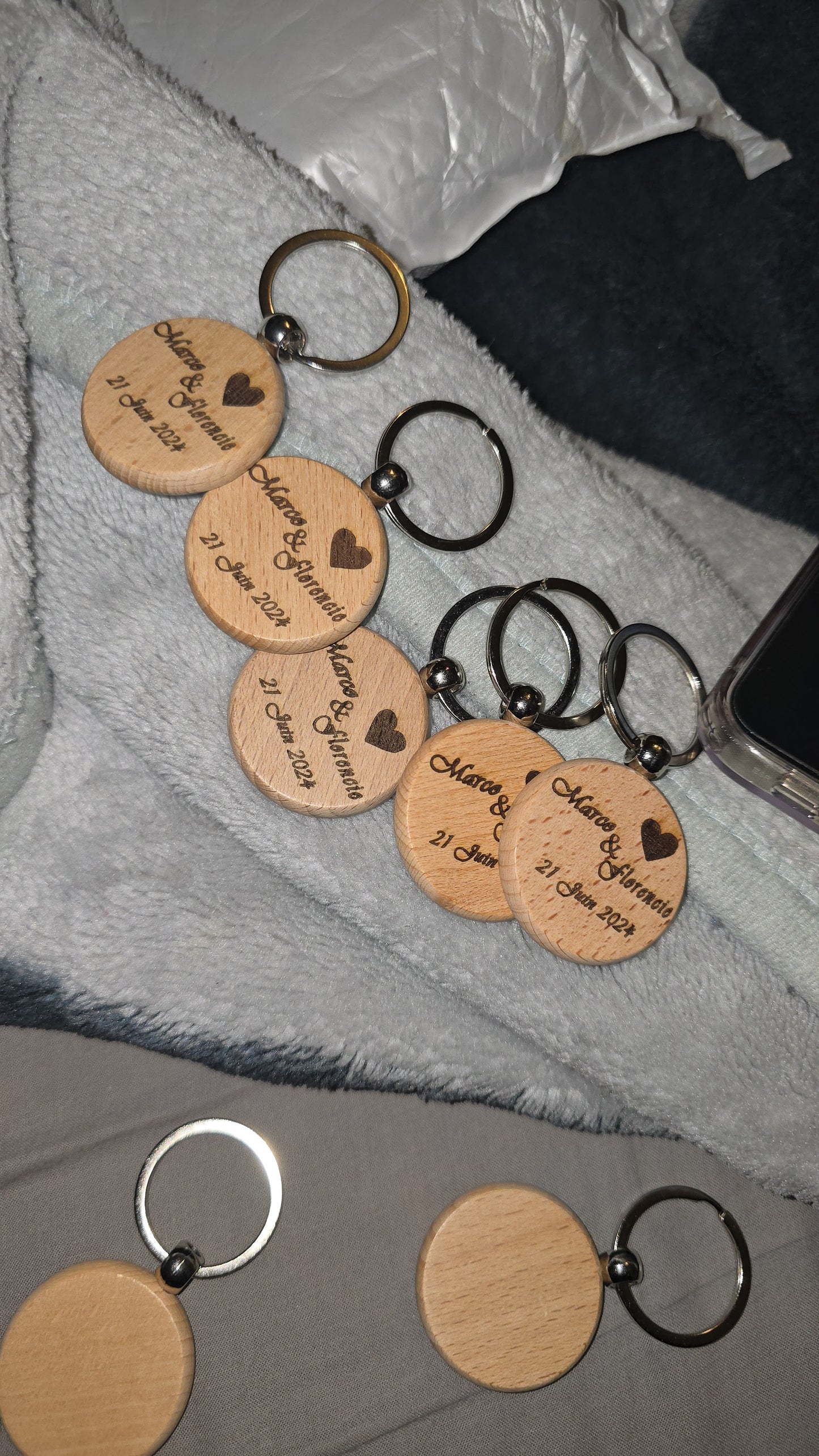 Portes Clés personnalisable à graver (1 pcs)