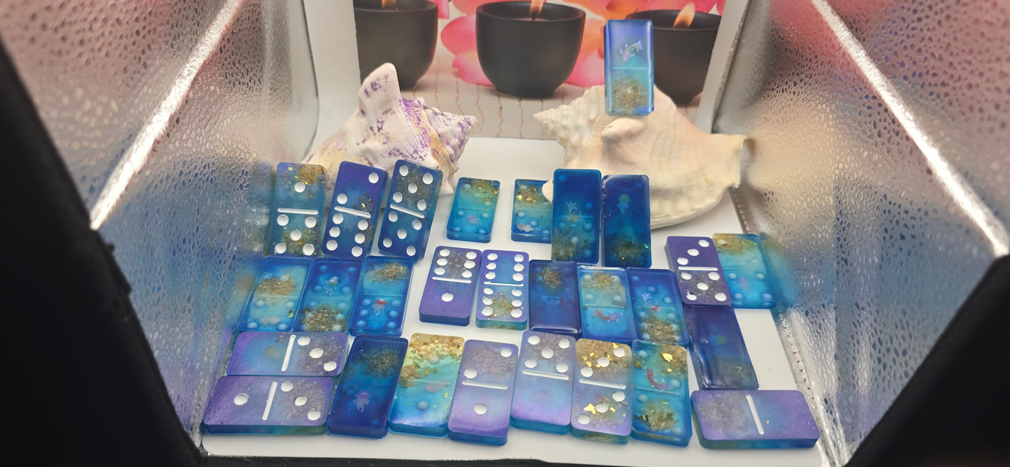 Dominos en résine (28 pcs)