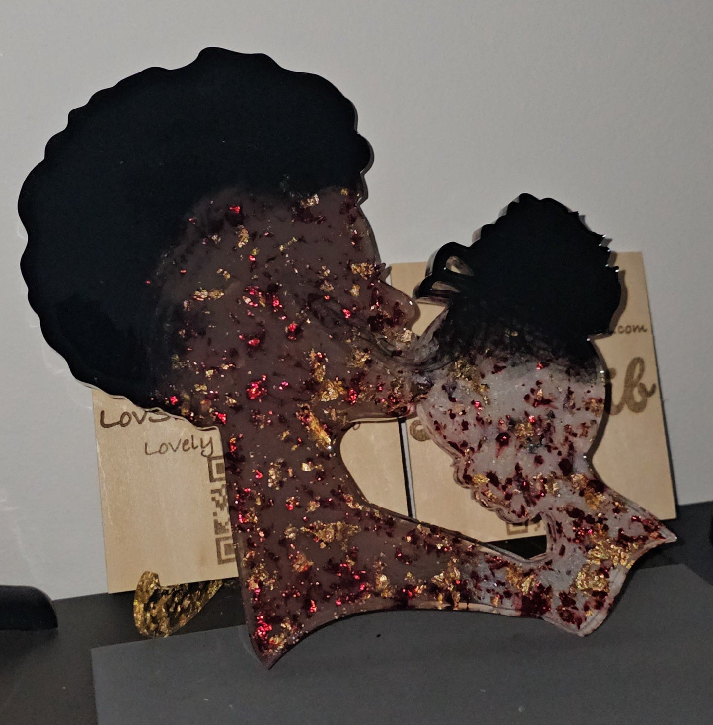 Gamme Antilles-Guyane Africaniz Black Afro en résine (1 pcs)