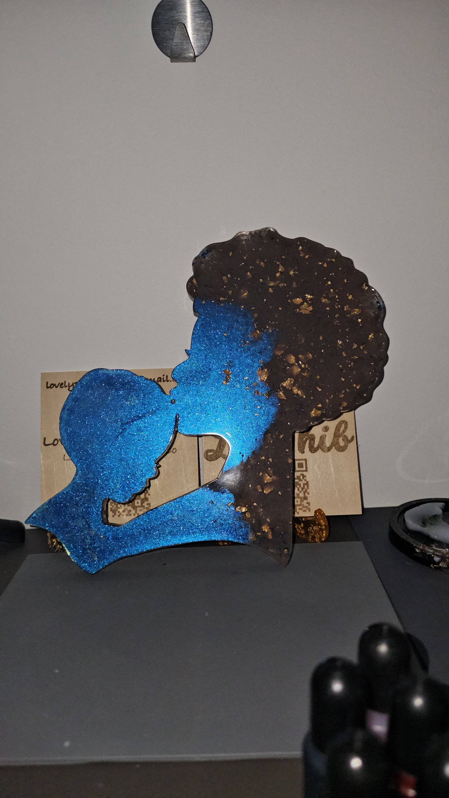 Gamme Antilles-Guyane Africaniz Black Afro en résine (1 pcs)