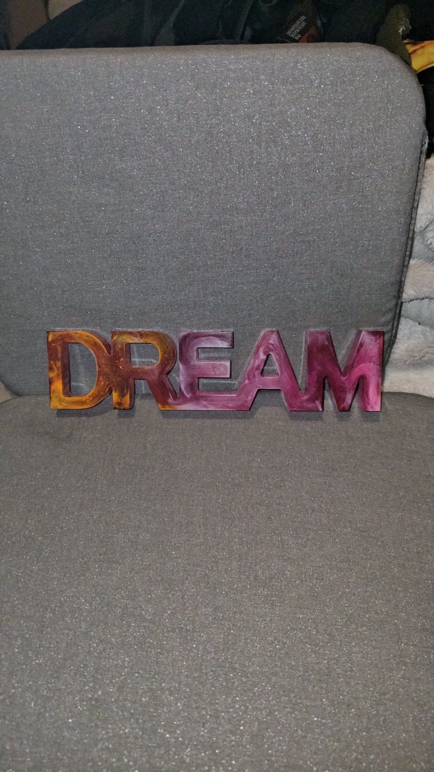 Gamme Décoration - Mots en résine (1 pcs)