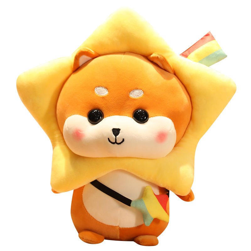 Peluche mignon Shiba inu multisituation "DropShib"