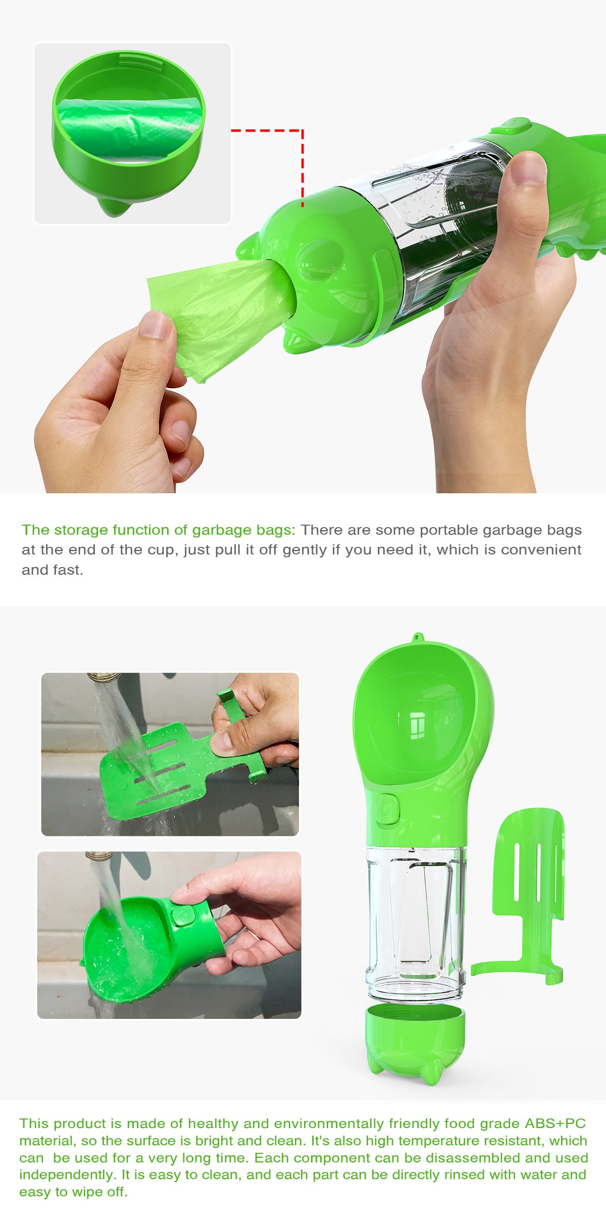 Gourde 4 en 1 pour Chien "DropShib"
