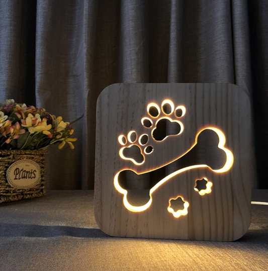 Veilleuse Lampe univers du chien "DropShib"