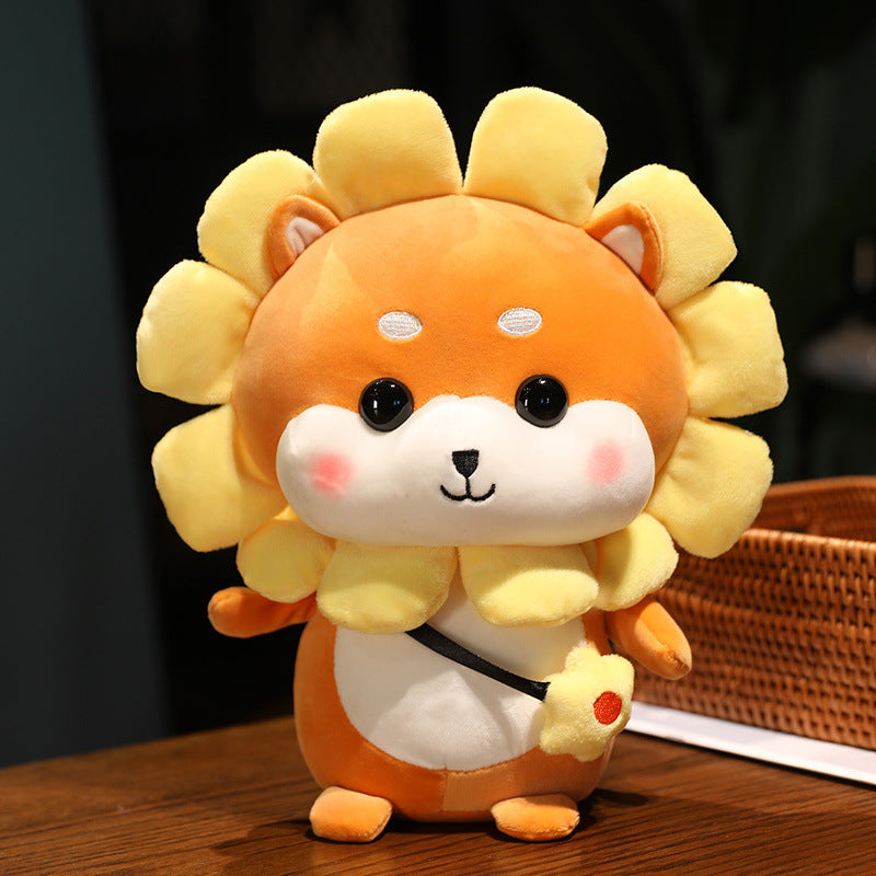 Peluche mignon Shiba inu multisituation "DropShib"
