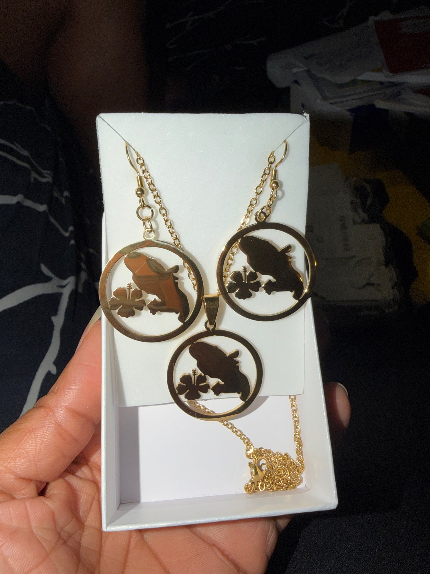 💎 Coffrets Bijoux Afro-Caraïbes acier inoxydable