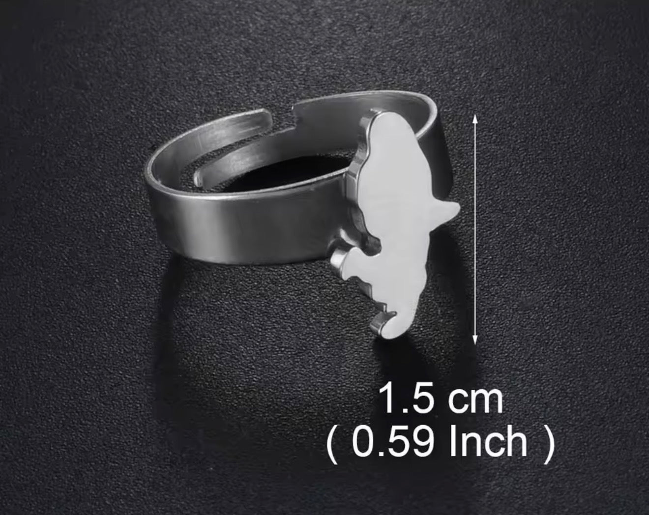 💍✨ Petites Bagues Ajustables en Acier Inoxydable – Guadeloupe, Martinique🇲🇶, Guyane🇬🇫 & Réunion🇷🇪