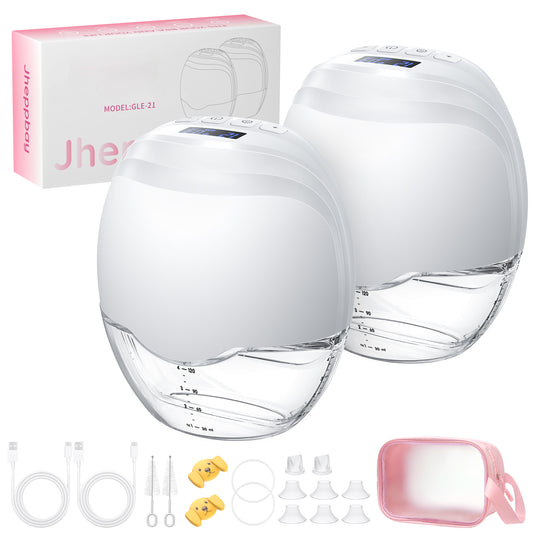 🤍 Tire-lait Électrique Portable Mains Libres – Double Pack – 12 Intensités & 3 Modes