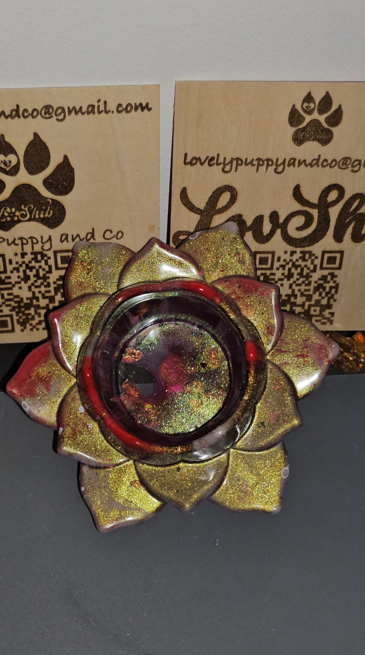 Bougeoirs en résine (1 pcs)