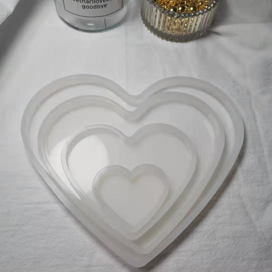 Moule en silicone coeur "DropShib"