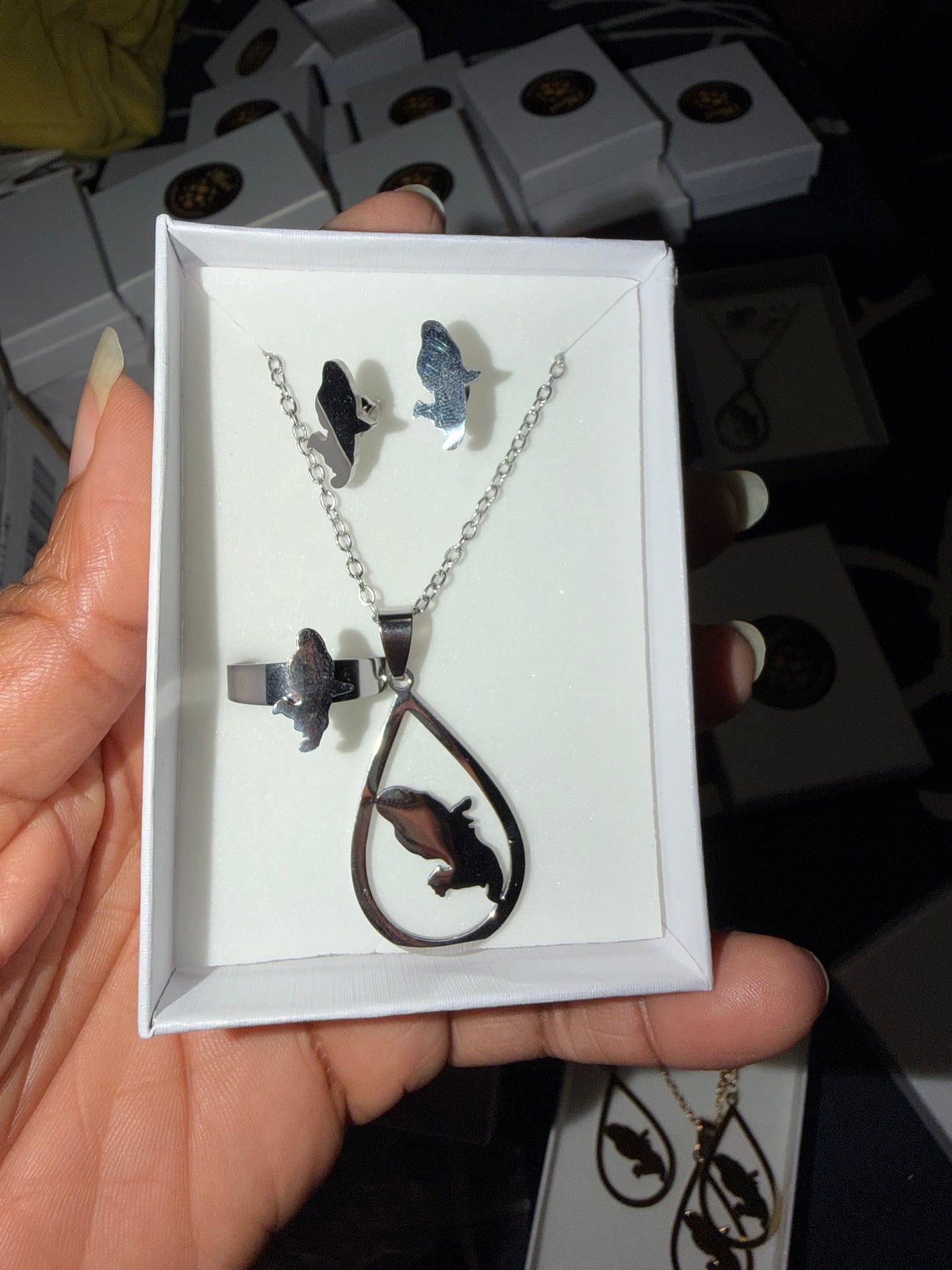 💎 Coffrets Bijoux Afro-Caraïbes acier inoxydable