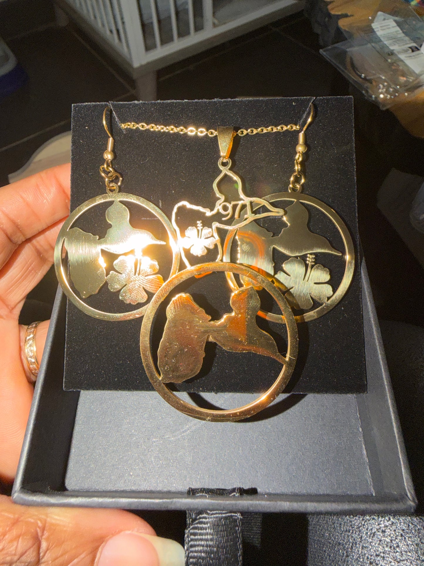 💎 Coffrets Bijoux Afro-Caraïbes acier inoxydable