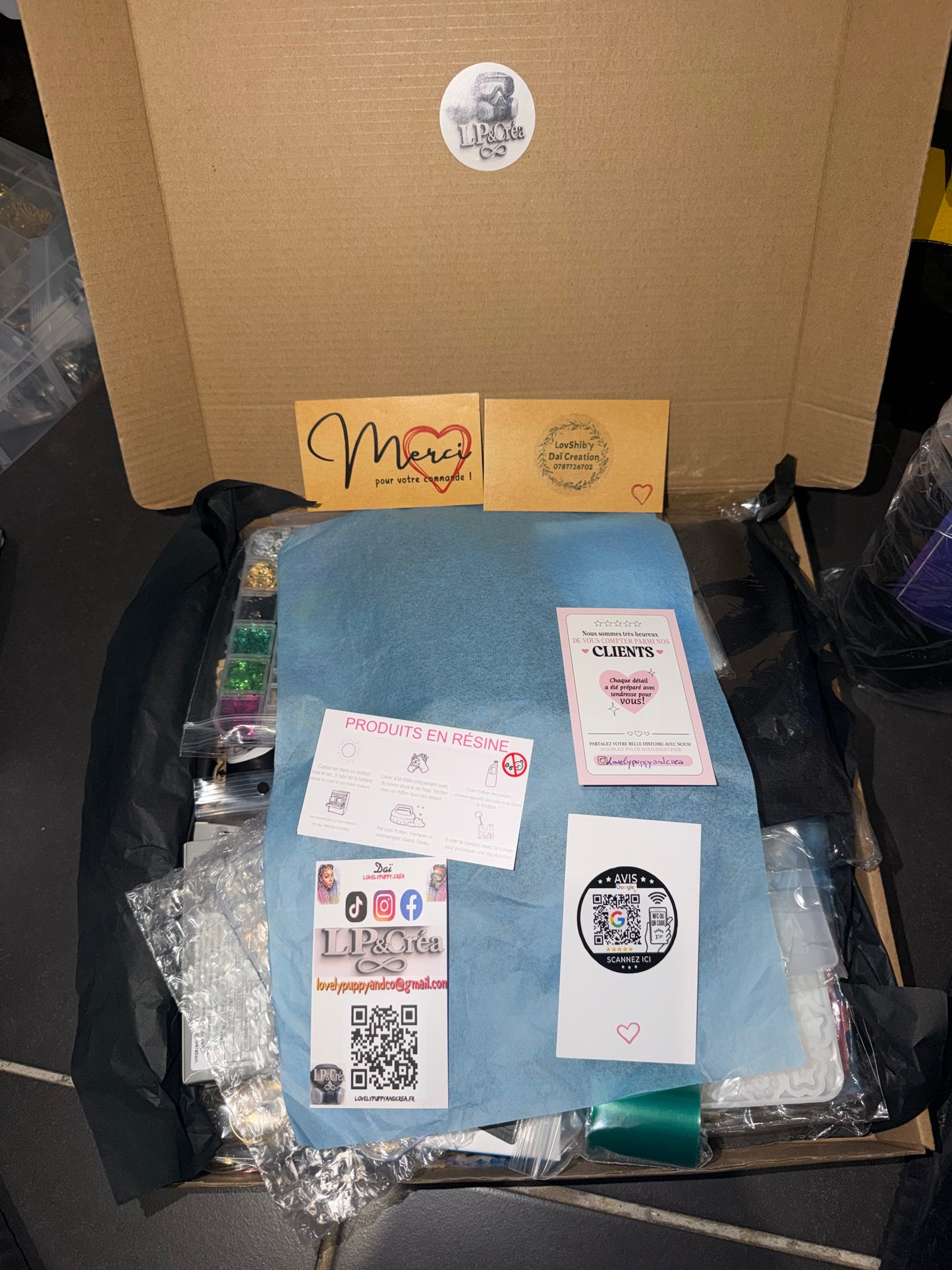 🎨 Coffret Créatif Résine UV – Kit Complet Débutant (34 pièces)
