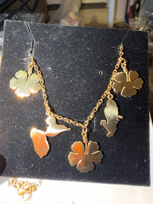 💎 Collier des îles - Charms Antilles • inoxydable