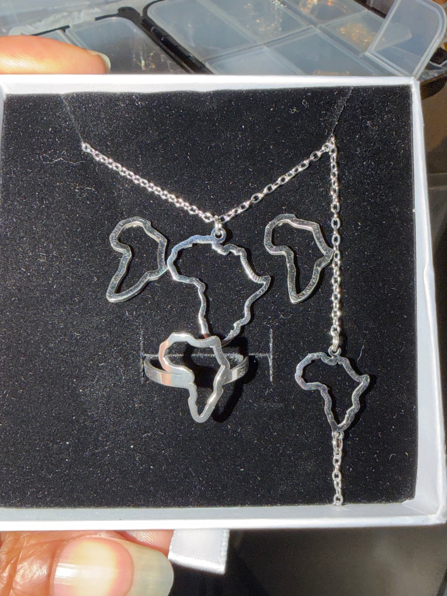 💎 Coffrets Bijoux Afro-Caraïbes acier inoxydable